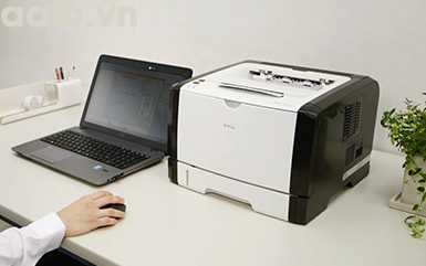 Máy in laser đen trắng Ricoh SP310DN (SP-310-DN) A4 tặng hộp mực , dây nguồn , dây usb mới - aalo.vn